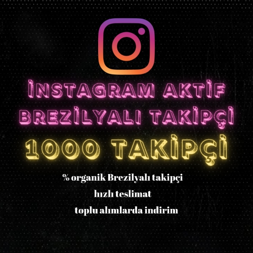  instagram aktif Brezilyalı takipçi